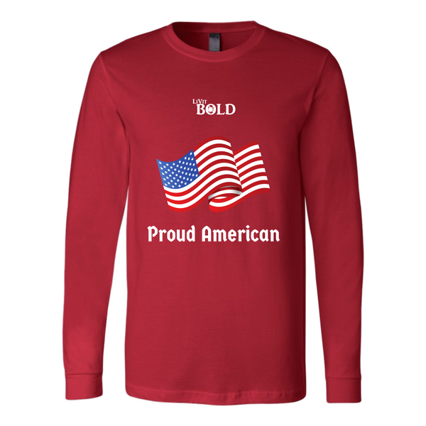 LiVit BOLD Canvas Long Sleeve Shirt - Proud American - LiVit BOLD