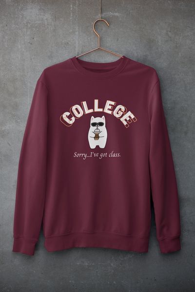 Sorry...I've Got Class - College Cat Merch (3 Colors)