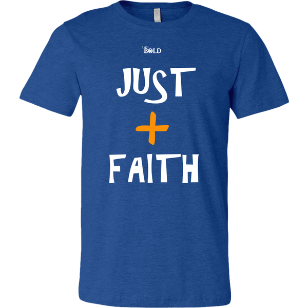 Just Add Faith Men's T-Shirt - LiVit BOLD - 17 Colors - LiVit BOLD