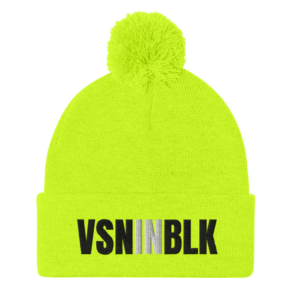 VSNINBLK Pom-Pom Beanie - 8 Colors - LiVit BOLD
