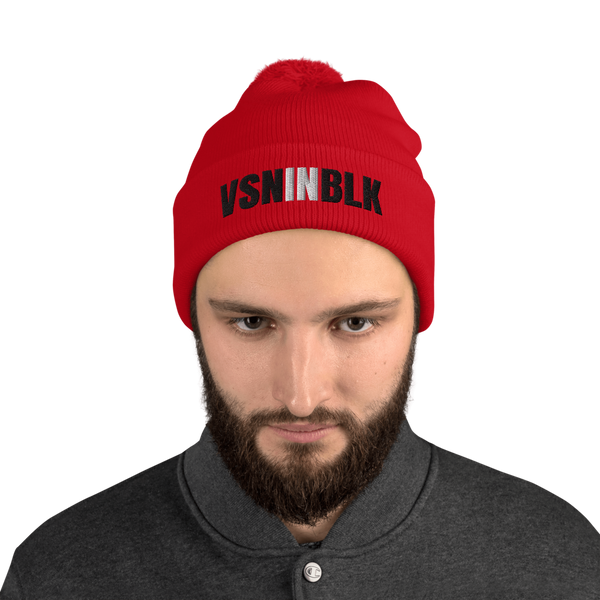VSNINBLK Pom-Pom Beanie - 8 Colors - LiVit BOLD