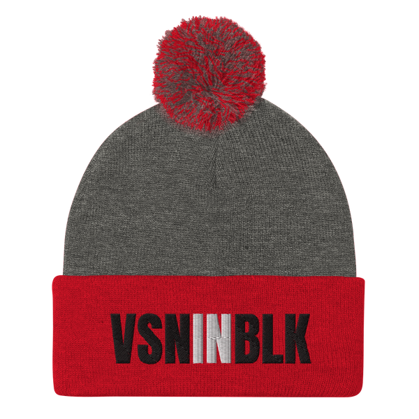 VSNINBLK Pom-Pom Beanie - 8 Colors - LiVit BOLD