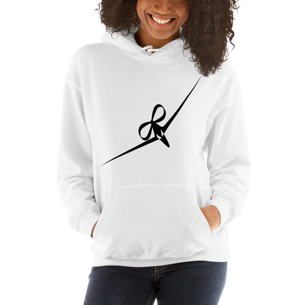 BIG DREAM GIRL - RIBBON BOW PLANE DESIGN - HOODED SWEATSHIRT - 3 COLORS - LiVit BOLD