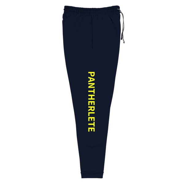Pantherlete Athletics Unisex Joggers. Printed on Both Sides of Legs Up and Down Style - 4 Colors - LiVit BOLD