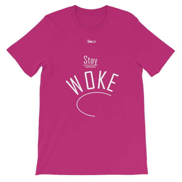 Stay Woke Short-Sleeve Unisex T-Shirt - 19 Colors - LiVit BOLD - LiVit BOLD