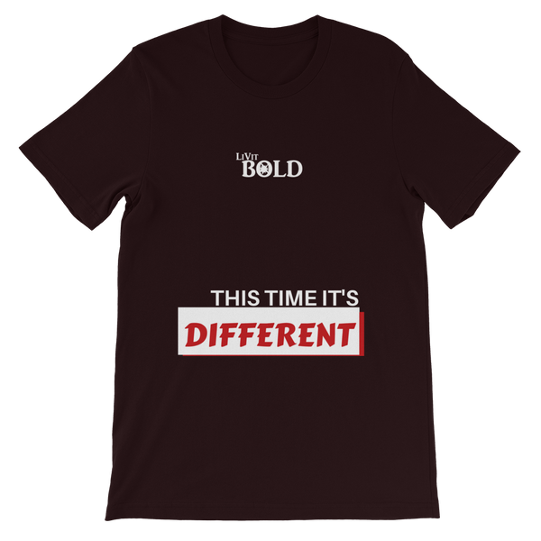 This Time It's Different Short-Sleeve Unisex T-Shirt - LiVit BOLD - 10 Colors - LiVit BOLD