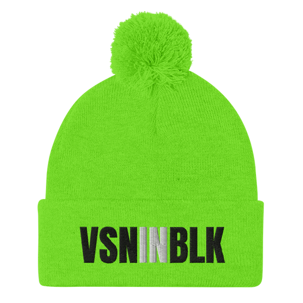 VSNINBLK Pom-Pom Beanie - 8 Colors - LiVit BOLD