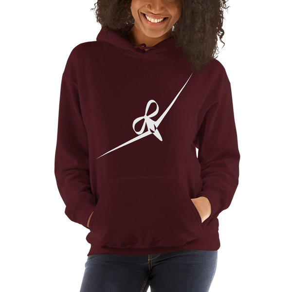 BIG DREAM GIRL - RIBBON BOW PLANE DESIGN - HOODED SWEATSHIRT - 7 COLORS - LiVit BOLD