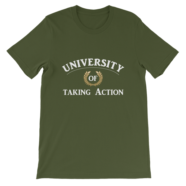 University of Taking Action Short-Sleeve Unisex T-Shirt - 19 Colors - LiVit BOLD - LiVit BOLD