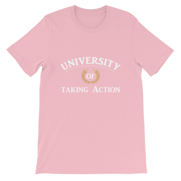 University of Taking Action Short-Sleeve Unisex T-Shirt - 19 Colors - LiVit BOLD - LiVit BOLD