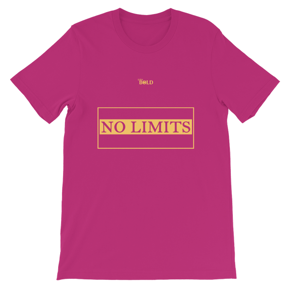 No Limits Short-Sleeve Unisex T-Shirt - 18 Colors - LiVit BOLD - LiVit BOLD