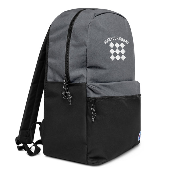 Max Your Great 2.0 Embroidered Champion Backpack - LiVit BOLD