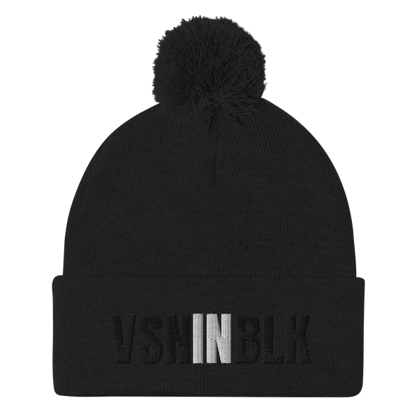 VSNINBLK Pom-Pom Beanie - 8 Colors - LiVit BOLD