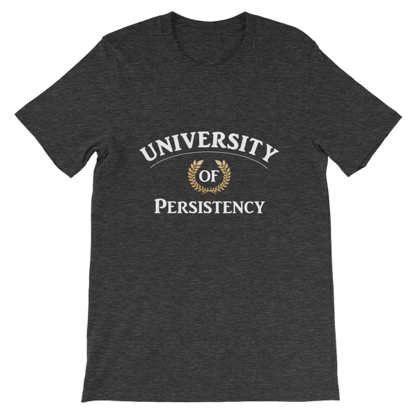 University of Persistency Short-Sleeve Unisex T-Shirt - 19 Colors - LiVit BOLD - LiVit BOLD