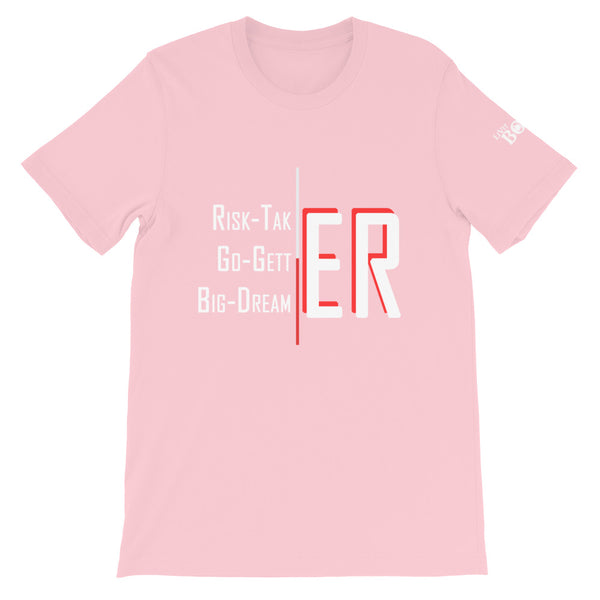 Risk-Taker. Go-Getter.  Big-Dreamer. - V2 - Short-Sleeve Unisex T-Shirt - 8 colors - LiVit BOLD