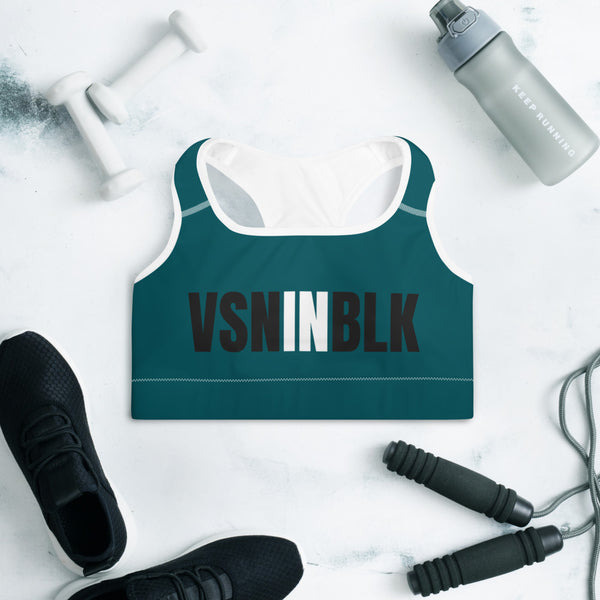 VSNINBLK Padded Sports Bra - LiVit BOLD