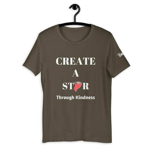 Create A Stir Through Kindness Short-Sleeve Unisex T-Shirt - 11 Colors - LiVit BOLD