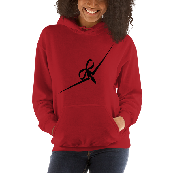 BIG DREAM GIRL - RIBBON BOW PLANE DESIGN - HOODED SWEATSHIRT - 3 COLORS - LiVit BOLD