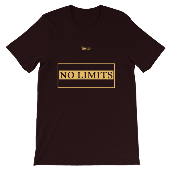 No Limits Short-Sleeve Unisex T-Shirt - 18 Colors - LiVit BOLD - LiVit BOLD