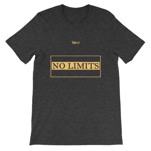 No Limits Short-Sleeve Unisex T-Shirt - 18 Colors - LiVit BOLD - LiVit BOLD