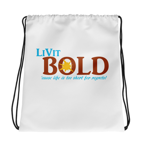 LiVit BOLD Drawstring bag - Blue - LiVit BOLD