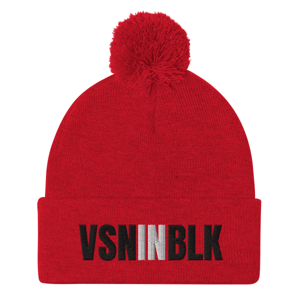 VSNINBLK Pom-Pom Beanie - 8 Colors - LiVit BOLD