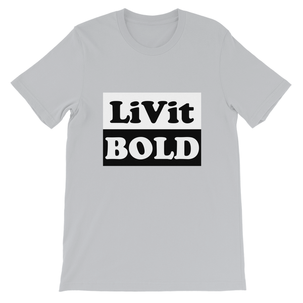 LiVit BOLD Black and White Box Short-Sleeve Unisex T-Shirt - 7 Colors - LiVit BOLD