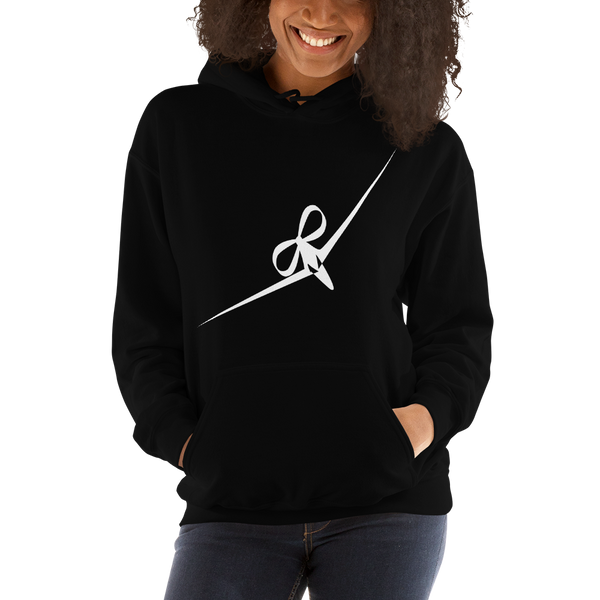 BIG DREAM GIRL - RIBBON BOW PLANE DESIGN - HOODED SWEATSHIRT - 7 COLORS - LiVit BOLD