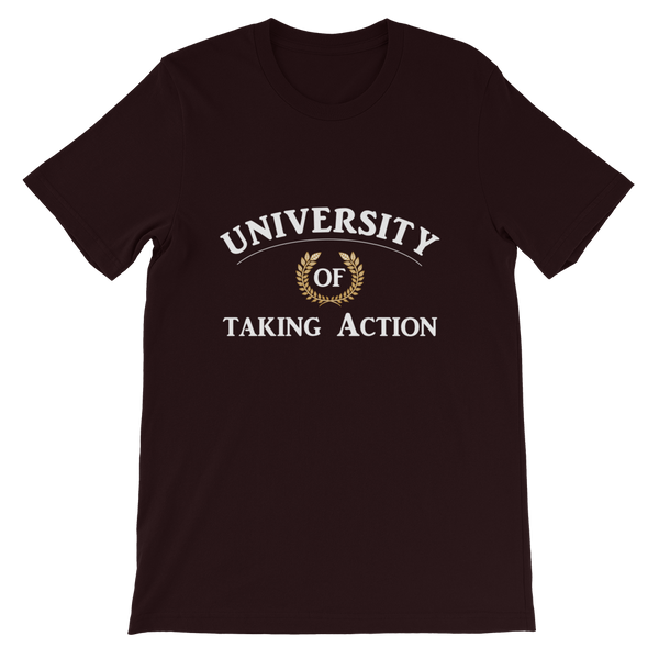 University of Taking Action Short-Sleeve Unisex T-Shirt - 19 Colors - LiVit BOLD - LiVit BOLD