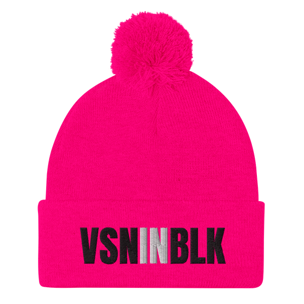 VSNINBLK Pom-Pom Beanie - 8 Colors - LiVit BOLD