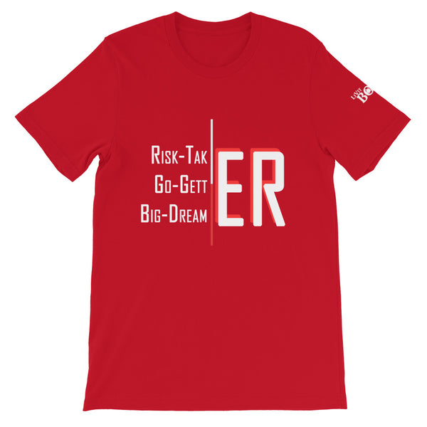 Risk-Taker. Go-Getter.  Big-Dreamer. - V2 - Short-Sleeve Unisex T-Shirt - 8 colors - LiVit BOLD