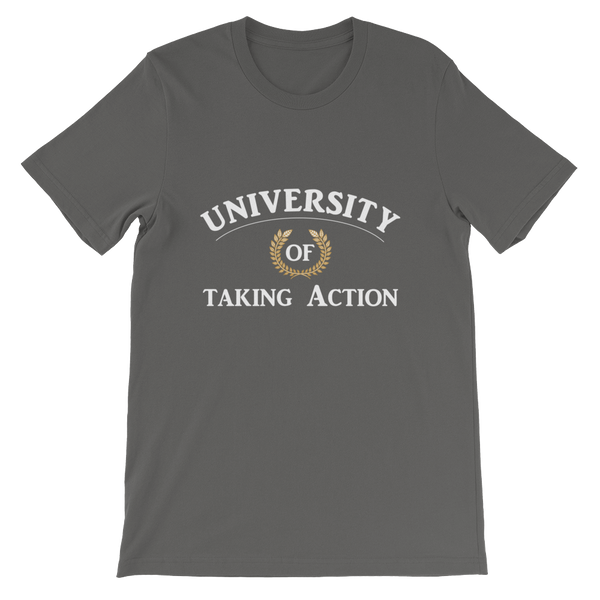 University of Taking Action Short-Sleeve Unisex T-Shirt - 19 Colors - LiVit BOLD - LiVit BOLD