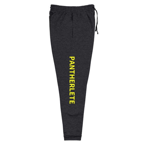 Pantherlete Athletics Unisex Joggers. Printed on Both Sides of Legs Up and Down Style - 4 Colors - LiVit BOLD