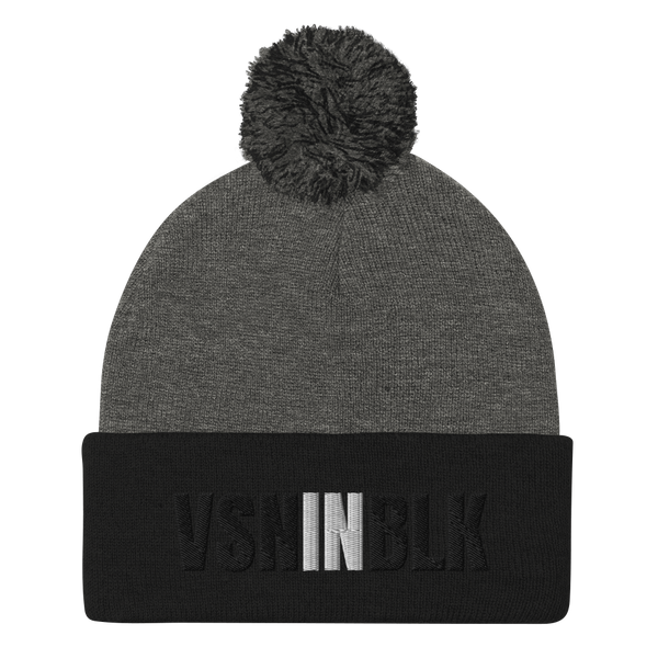 VSNINBLK Pom-Pom Beanie - 8 Colors - LiVit BOLD