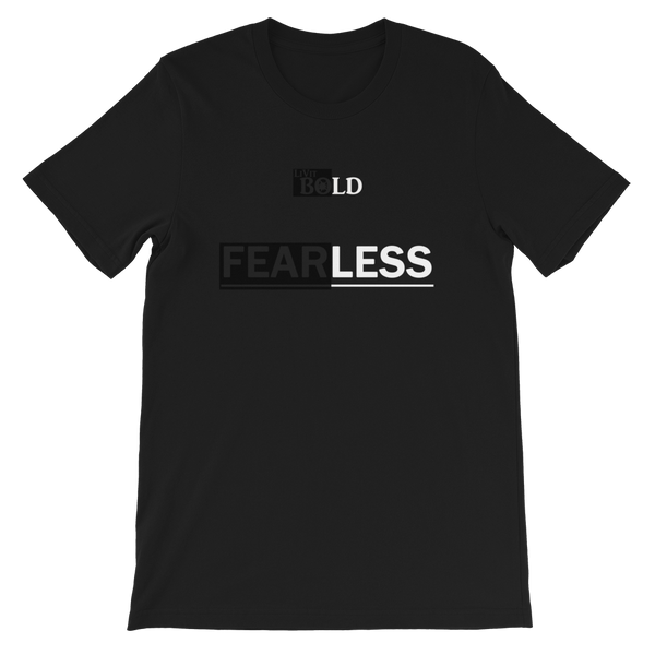 FEARLESS Short-Sleeve Unisex T-Shirt  - 6 Colors - LiVit BOLD