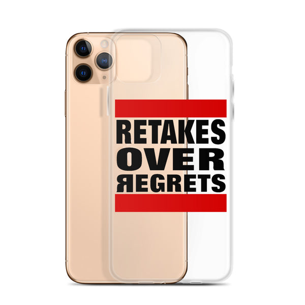 Retake Over Regrets iPhone Cases