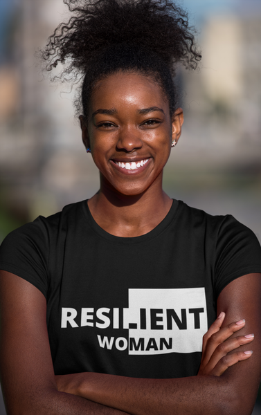 Resilient Woman Black and White T-Shirt (Buy One Get One FREE)