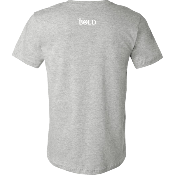 CONFIDENT Front and Back Print Men's T-Shirt - 16 Colors - LiVit BOLD - LiVit BOLD
