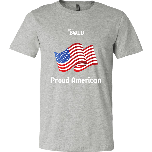 LiVit BOLD Canvas Men's Shirt - Proud American - LiVit BOLD