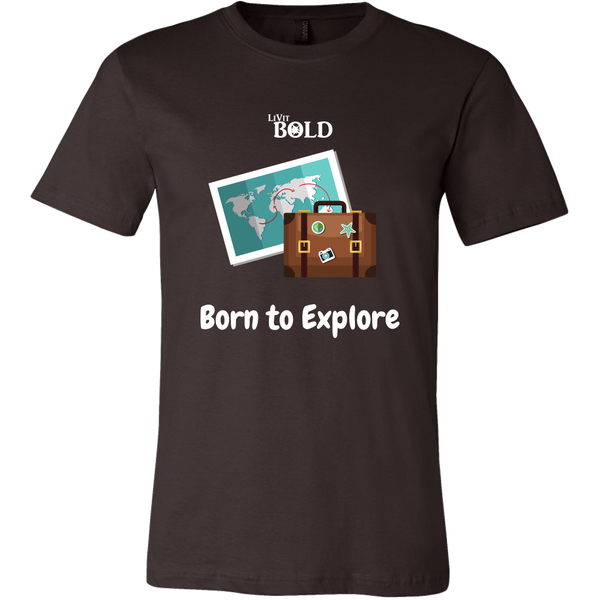 LiVit BOLD Canvas Men's Shirt - Born to Explore - LiVit BOLD