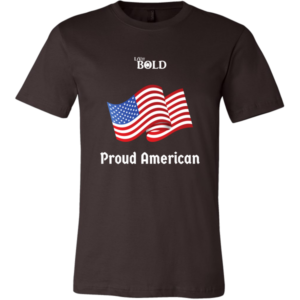 LiVit BOLD Canvas Men's Shirt - Proud American - LiVit BOLD