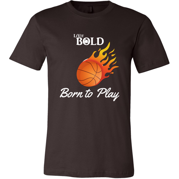 LiVit BOLD Men's - Born to Play - Shirt - Basketball Collection - LiVit BOLD