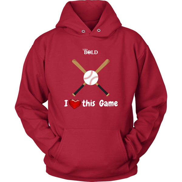 LiVit BOLD Men & Women Hoodie --- I Heart This Game - LiVit BOLD