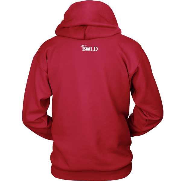 CONFIDENT Front and Back Print Unisex Hoodie - 12 Colors - LiVit BOLD - LiVit BOLD
