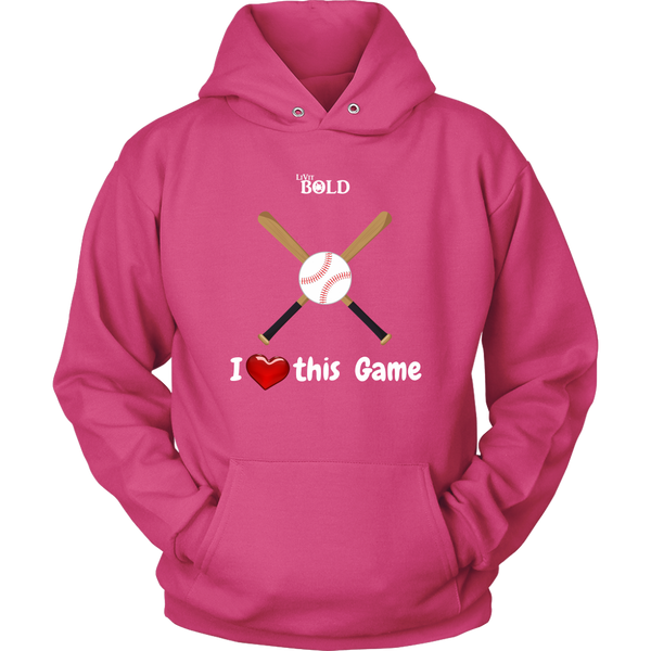 LiVit BOLD Men & Women Hoodie --- I Heart This Game - LiVit BOLD