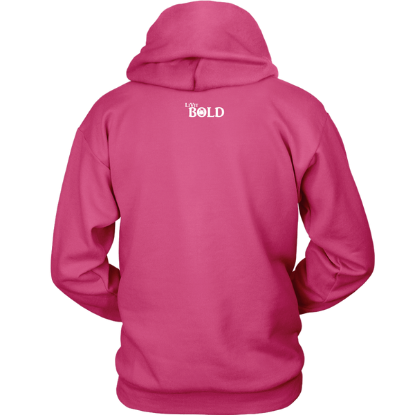 CONFIDENT Front and Back Print Unisex Hoodie - 12 Colors - LiVit BOLD - LiVit BOLD