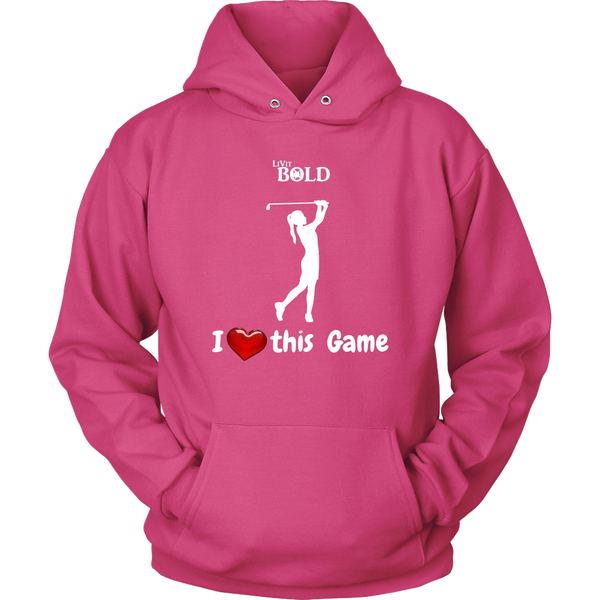 LiVit BOLD Hoodie - I Heart this Game - Golf - LiVit BOLD