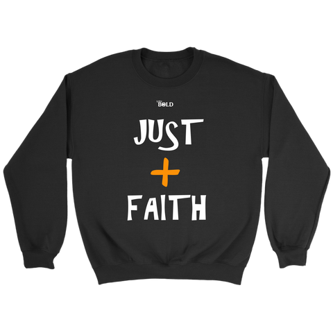 Just Add Faith Unisex Crewneck Sweatshirt - LiVit BOLD - 7 Colors - LiVit BOLD