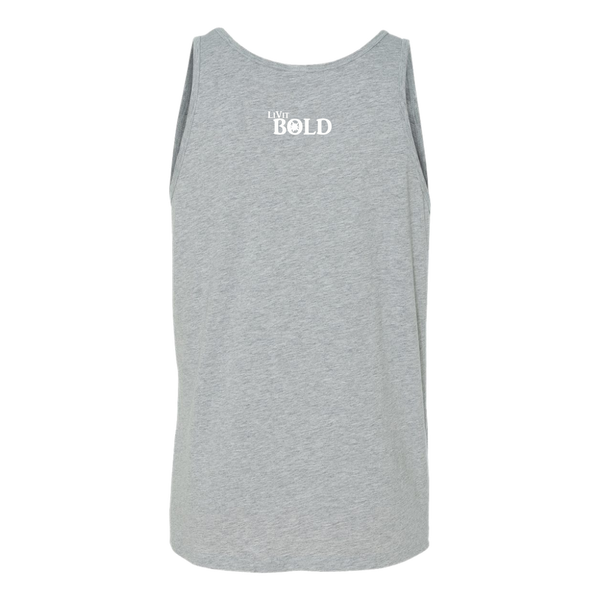 CONFIDENT Front and Back Print Unisex Tank - 4 Colors - LiVit BOLD - LiVit BOLD