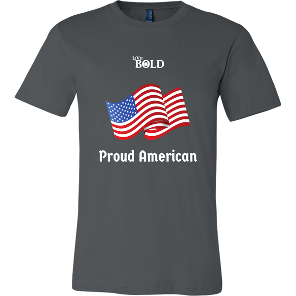 LiVit BOLD Canvas Men's Shirt - Proud American - LiVit BOLD